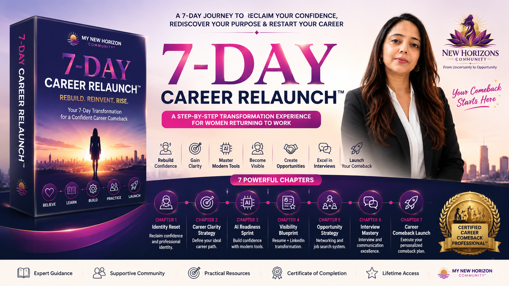 7-Day Career Relaunch — 7 Powerful Chapters